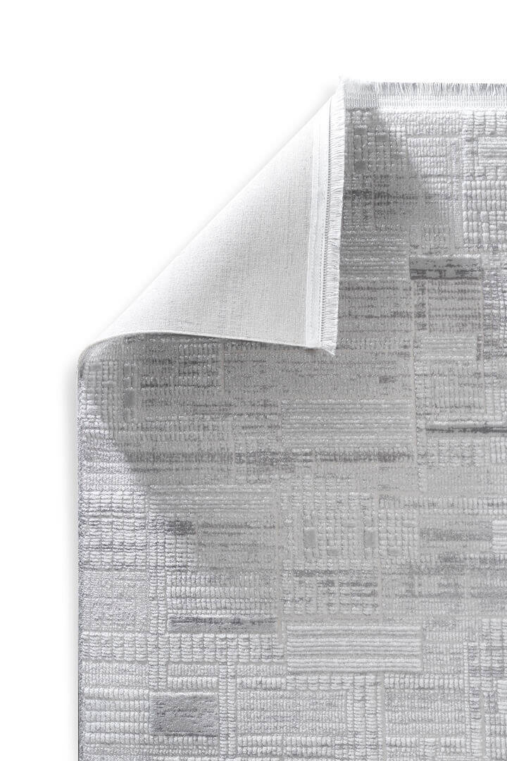 Luxera Klasik Perfectly Yün Tuşeli Akrilik Salon Halısı Lu05 Gri - 3