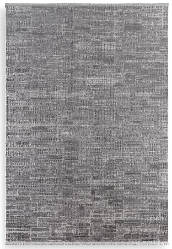 Luxera Klasik Perfectly Yün Tuşeli Akrilik Salon Halısı Lu06 Antrasit 