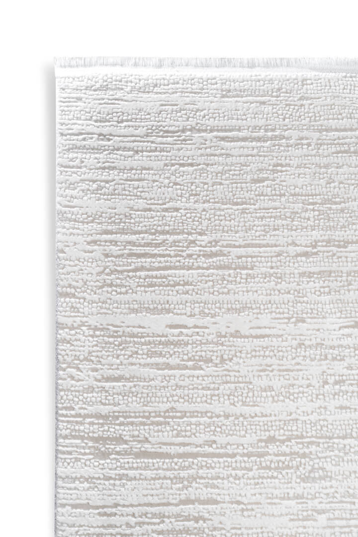 Luxera Modern Perfectly Yün Tuşeli Akrilik Oval Halı Lu03 Krem - 2