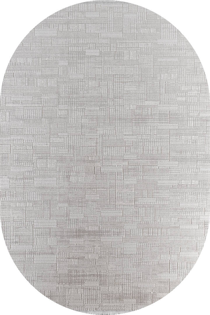 Luxera Modern Perfectly Yün Tuşeli Akrilik Oval Halı Lu04 Bej - 1
