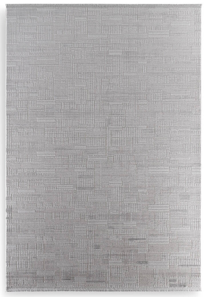 Luxera Modern Perfectly Yün Tuşeli Akrilik Yolluk Özel Ölçü Kesme Halı Lu05 Gri - 2