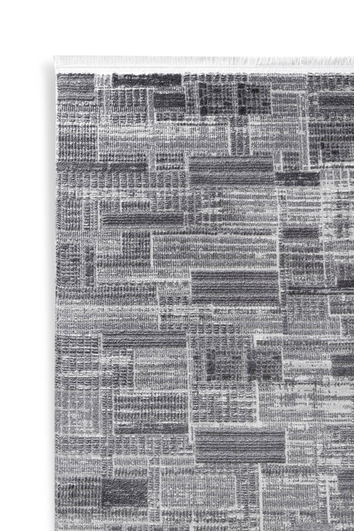 Luxera Modern Perfectly Yün Tuşeli Akrilik Yolluk Özel Ölçü Kesme Halı Lu06 Antrasit - 3