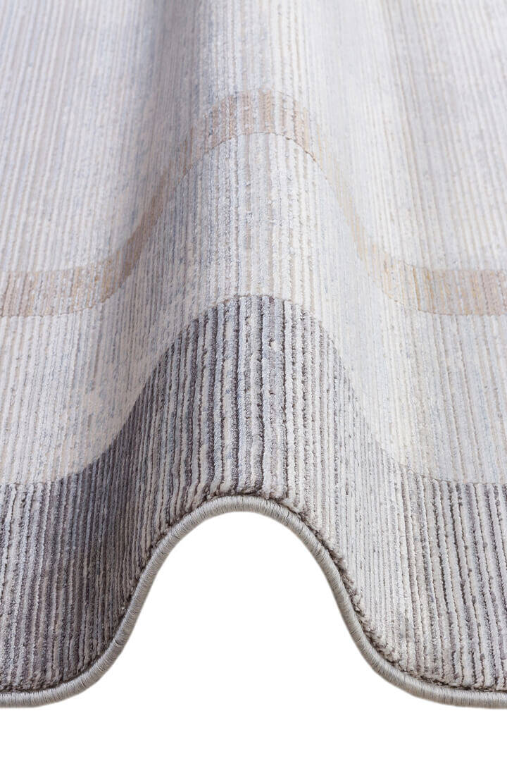 Luxury Diamond Modern Rönesans Viskon Halı Da01 Gri - 4