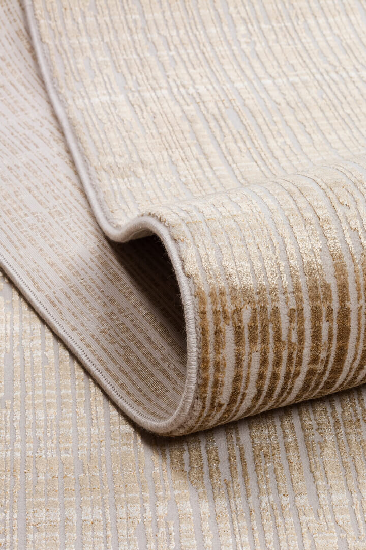 Luxury Diamond Modern Rönesans Viskon Halı Da02 Gold - 3