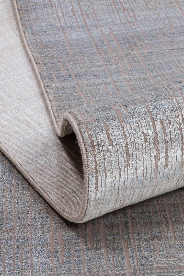 Luxury Diamond Modern Rönesans Viskon Halı Da02 Gri - 3