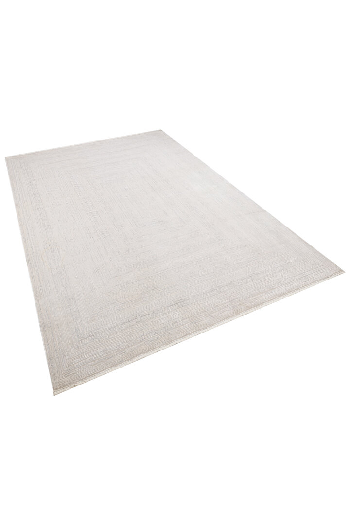 Luxury Diamond Modern Rönesans Viskon Halı Da02 Krem - 2