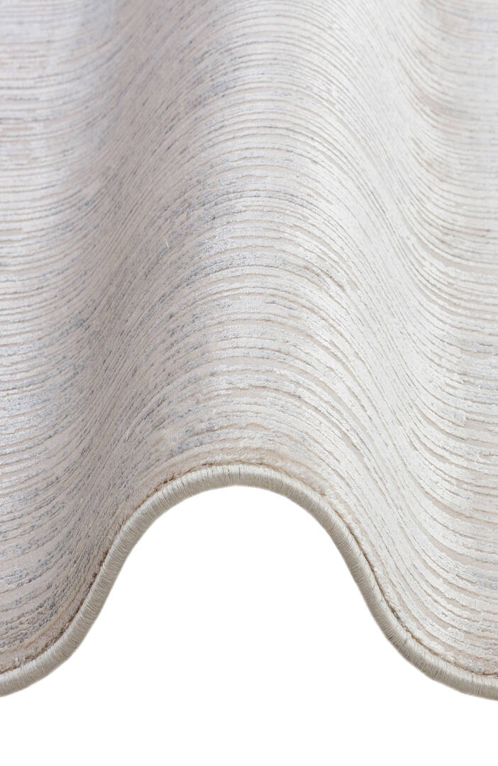 Luxury Diamond Modern Rönesans Viskon Halı Da02 Krem - 4