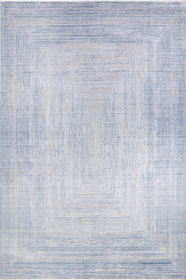 Luxury Diamond Modern Rönesans Viskon Halı Da02 Mavi 