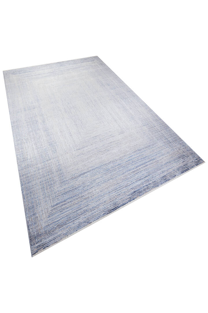 Luxury Diamond Modern Rönesans Viskon Halı Da02 Mavi - 2