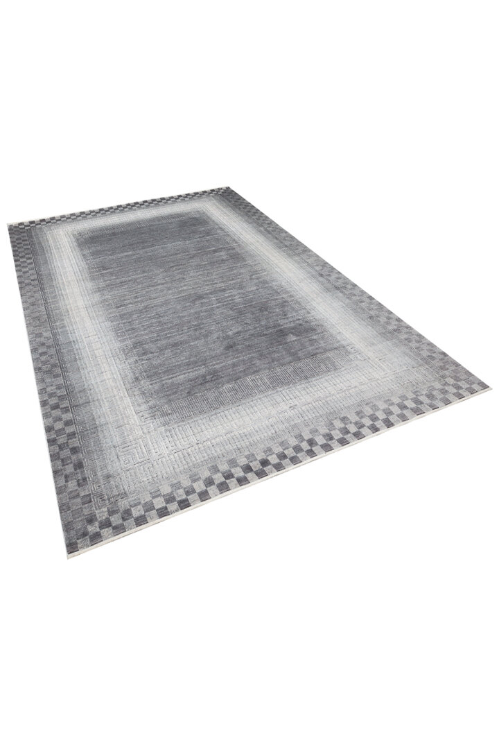 Luxury Diamond Modern Rönesans Viskon Halı Da03 Gri - 2