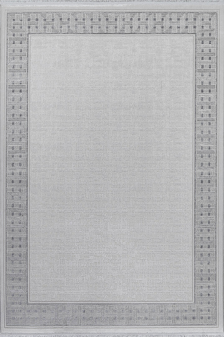 Modern Desenli Nar Yumuşak Dokulu Akrilik Halı Nr03 Kemik - Frenda