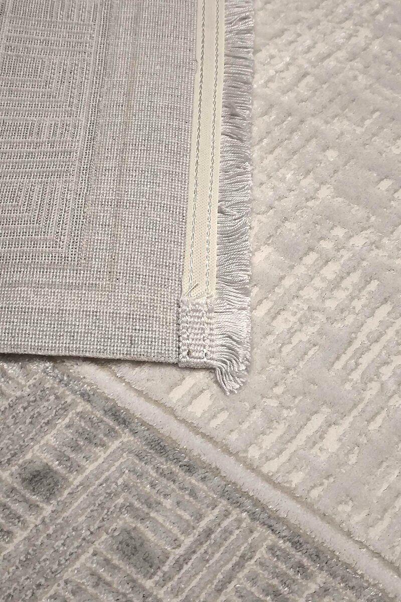 Modern Desenli Nar Yumuşak Dokulu Akrilik Halı Nr03 Kemik - 4