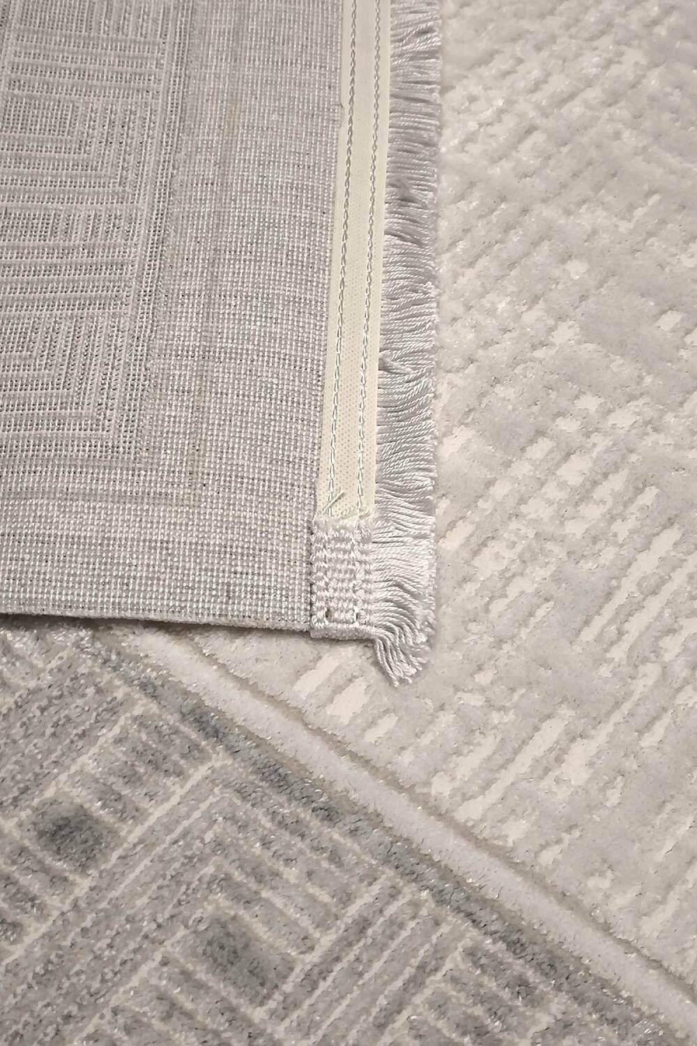 Modern Desenli Nar Yumuşak Dokulu Akrilik Halı Nr03 Kemik - 4
