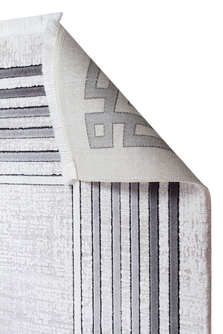 Mystik Modern Çerçeveli Halı 20405 Gri - 3