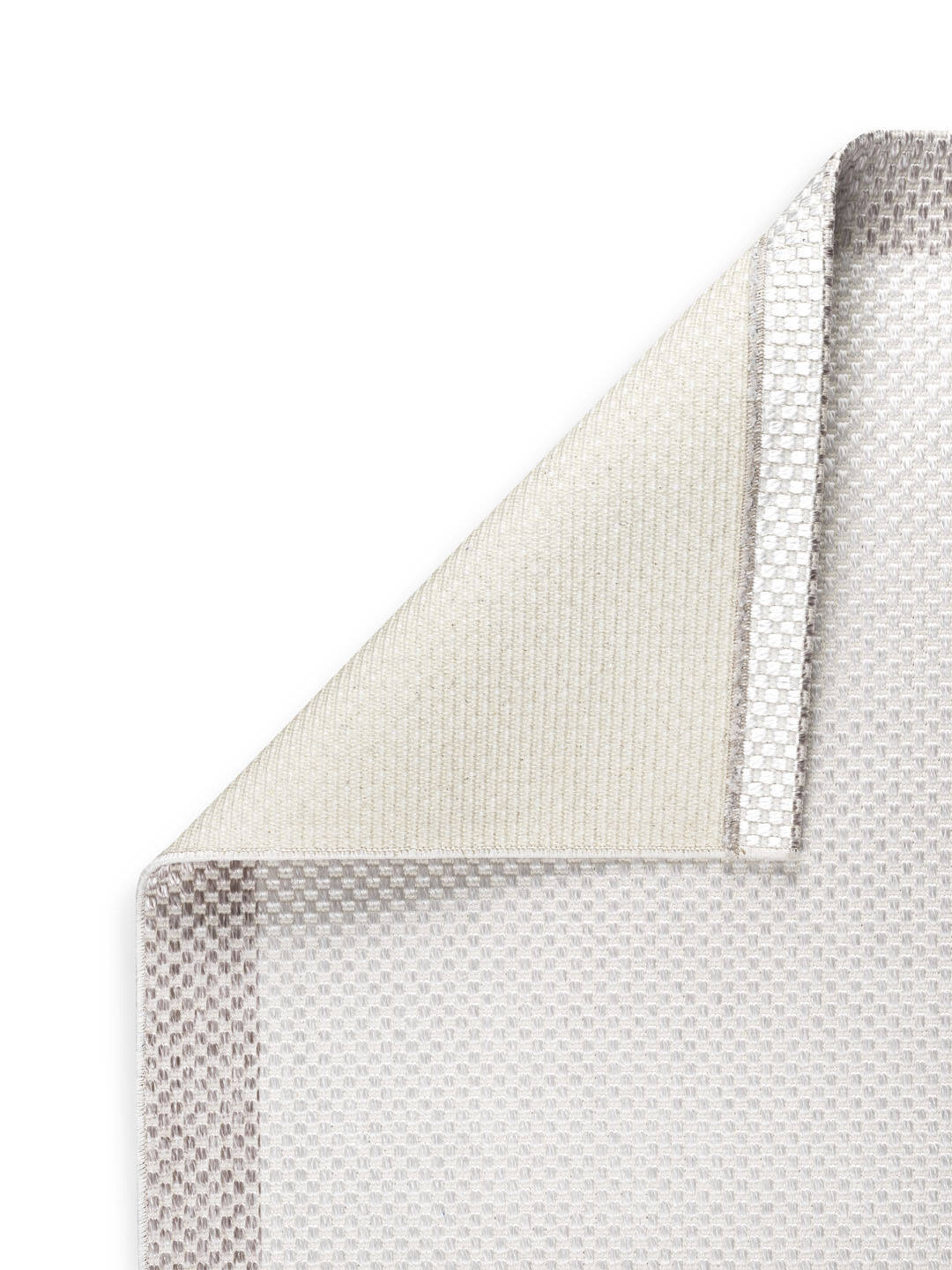 Natura Modern Hasır Görünümlü Çerçeveli Yuvarlak Halı Sütlü Kahve Krem NTR-01 - 4