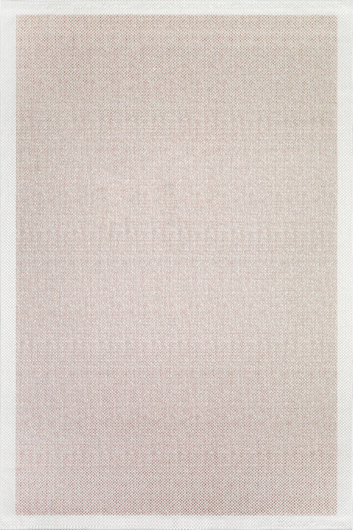 Natura Sisal Hasır Görünümlü Çerçeveli Halı Ntr02 Krem-Sütlü Kahve - 1