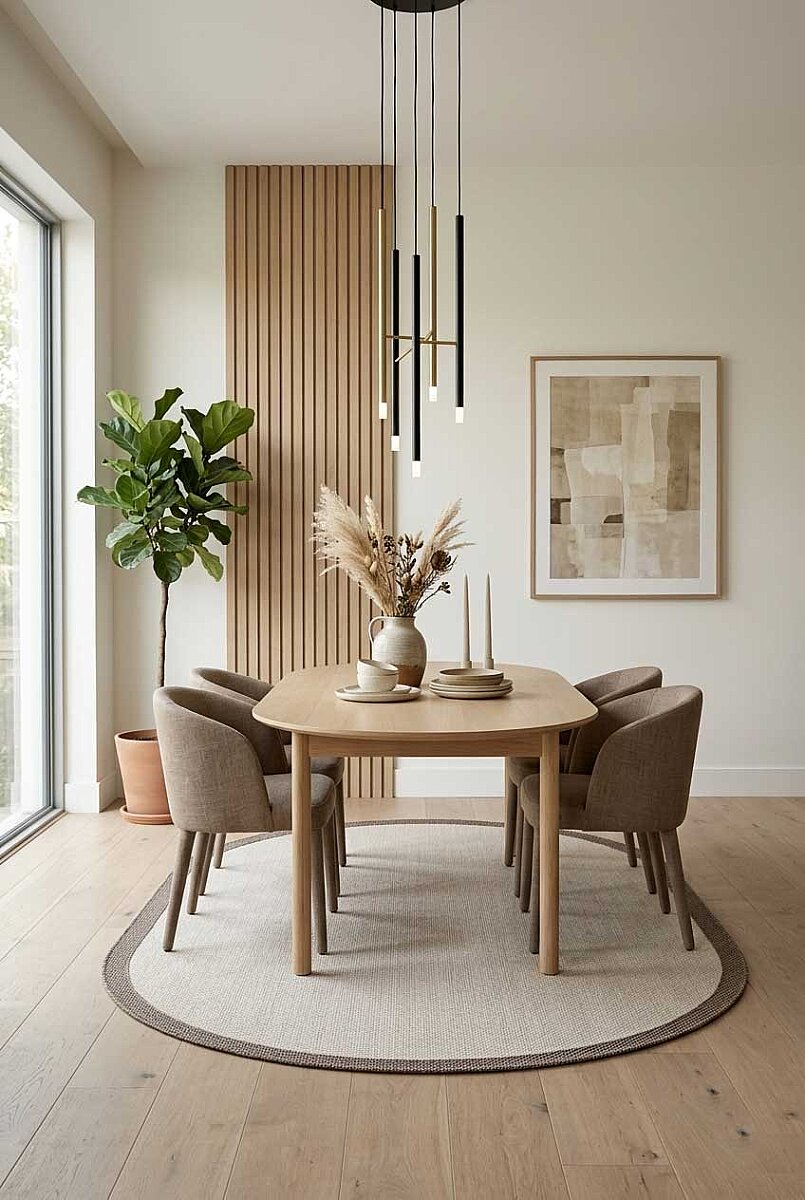 Natura Sisal Hasır Görünümlü Çerçeveli Oval Halı Ntr03 Kahve-Krem - Frenda