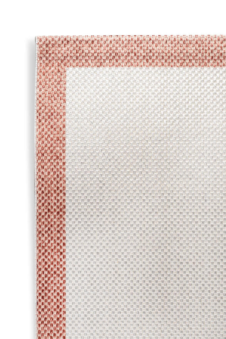 Natura Sisal Hasır Görünümlü Çerçeveli Oval Halı Ntr13 Terra-Krem - 2