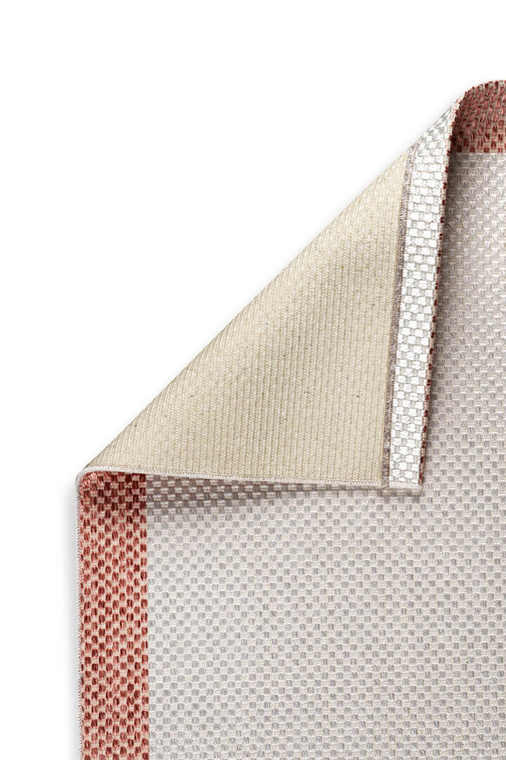 Natura Sisal Hasır Görünümlü Çerçeveli Oval Halı Ntr13 Terra-Krem - 3