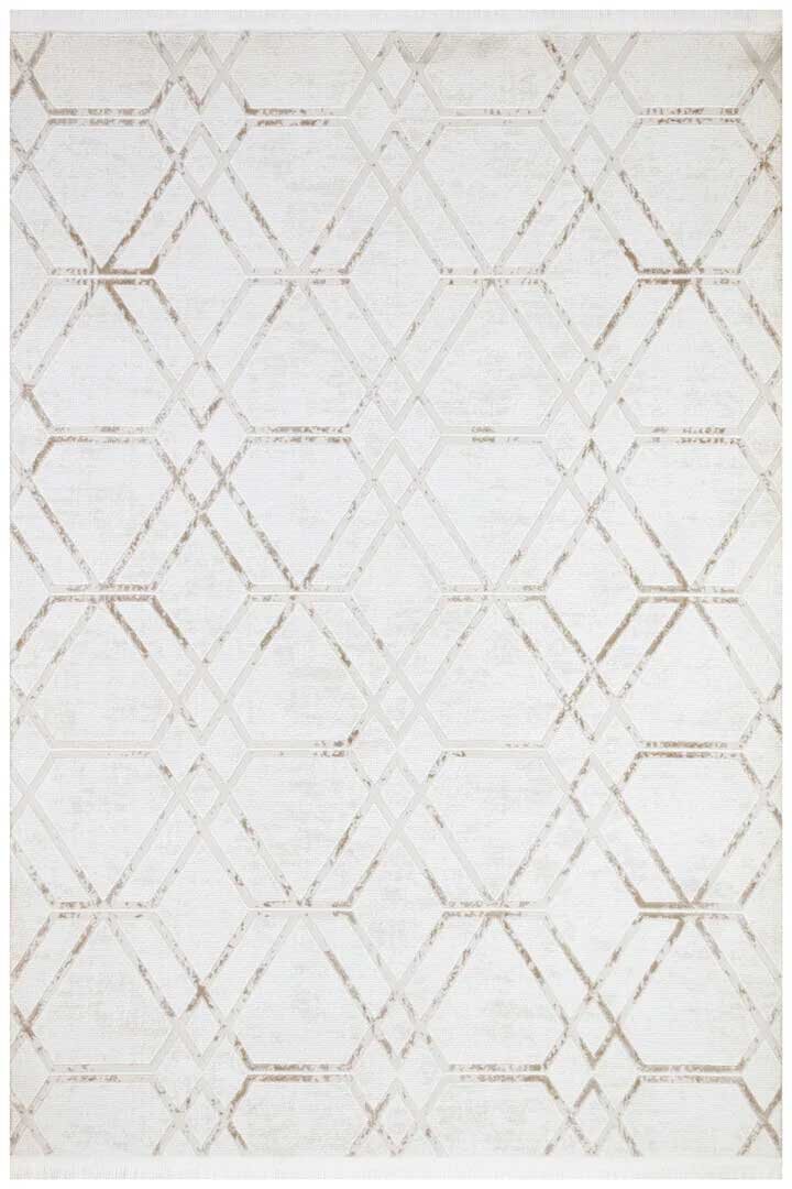 Naz Lüx Desenli Modern Halı Na02 Kahve KAHVE