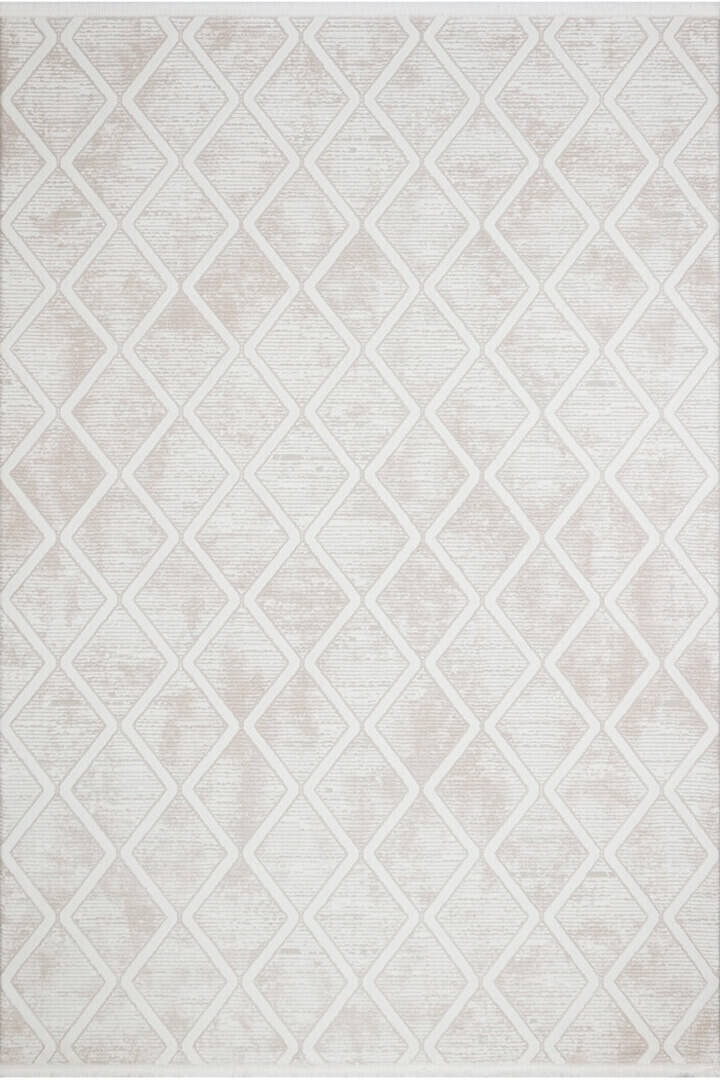 Naz Lüx Desenli Modern Halı Na03 Krem - 2