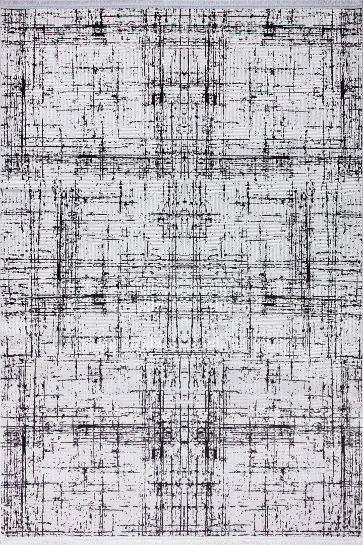 Parlak Saten Dokulu Poem Bambu Tuşe Modern Trend Yolluk Kesme Halı Pm07 Siyah - 2