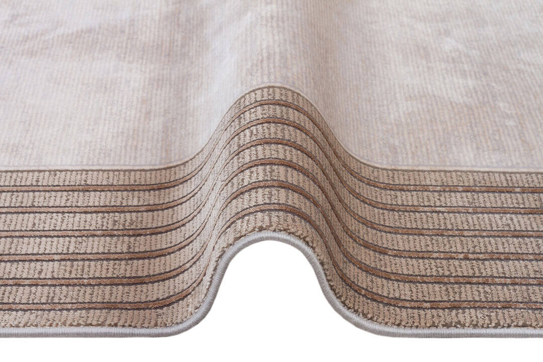 Premium Harmony Viskon Modern Çerçeveli Halı 21102 Kahve - 4