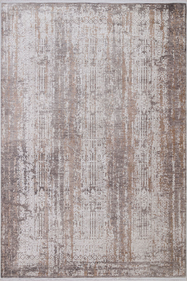 Premium Harmony Viskon Modern Halı 21023 Kahve - 2