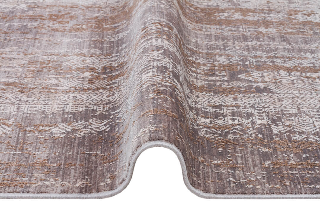 Premium Harmony Viskon Modern Halı 21023 Kahve - 3