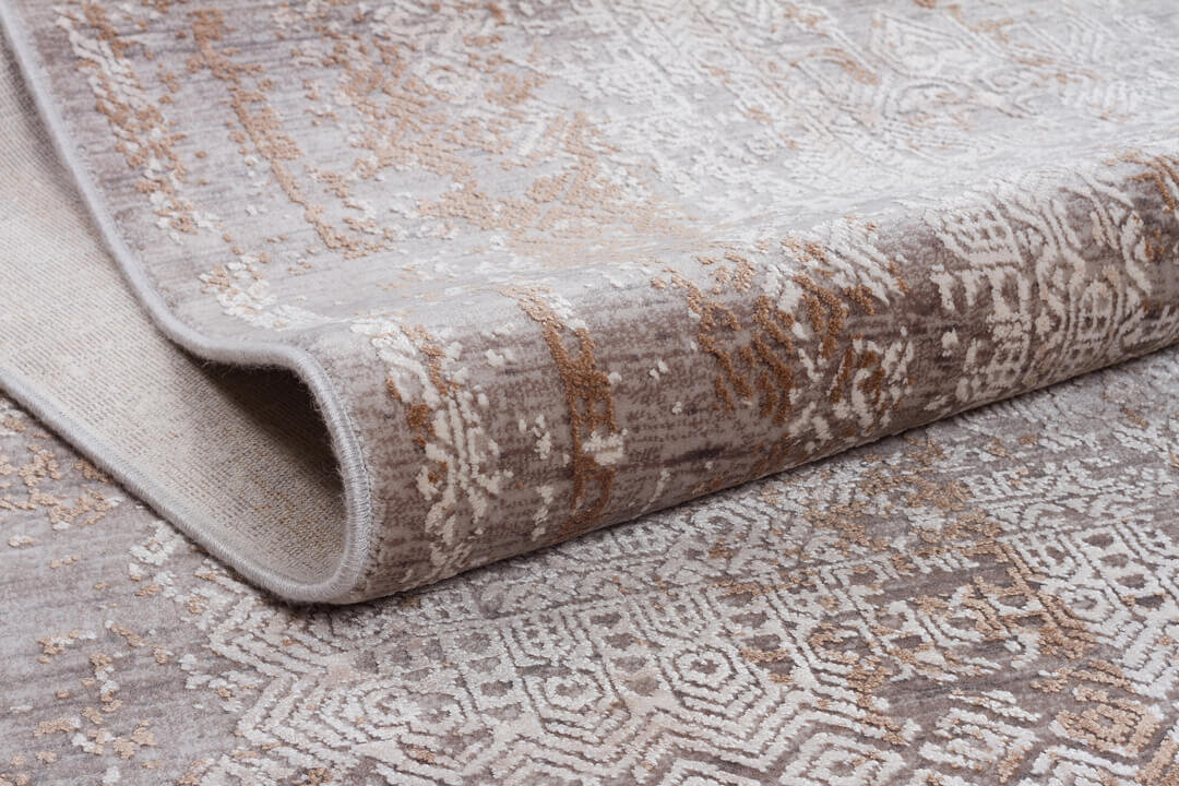 Premium Harmony Viskon Modern Halı 21023 Kahve - 4