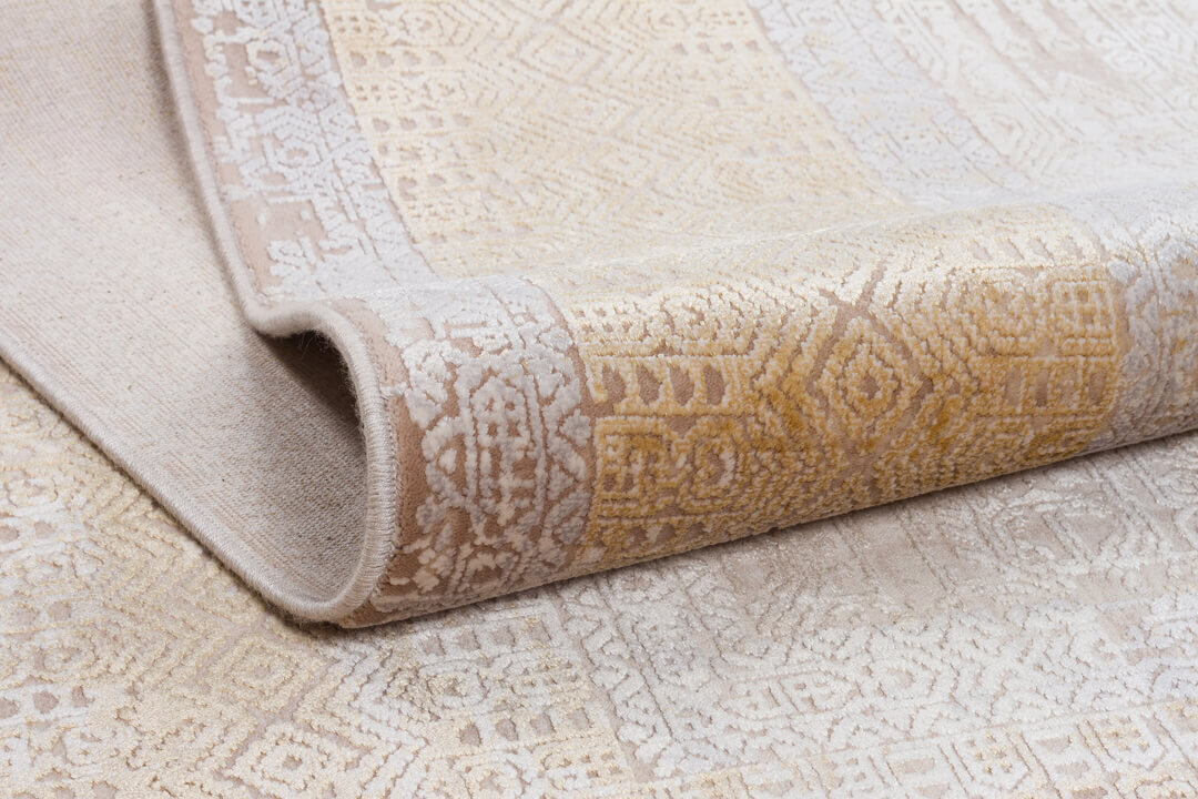 Premium Harmony Viskon Modern Halı 21023 Krem - 3