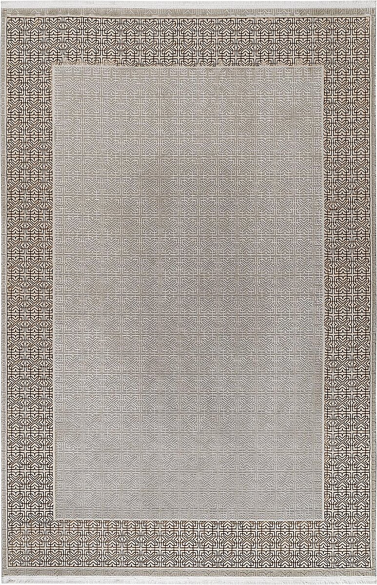 Prime Kreasyon Merlin Çerçeveli Klasik Salon Halısı Me01 Gold - Frenda