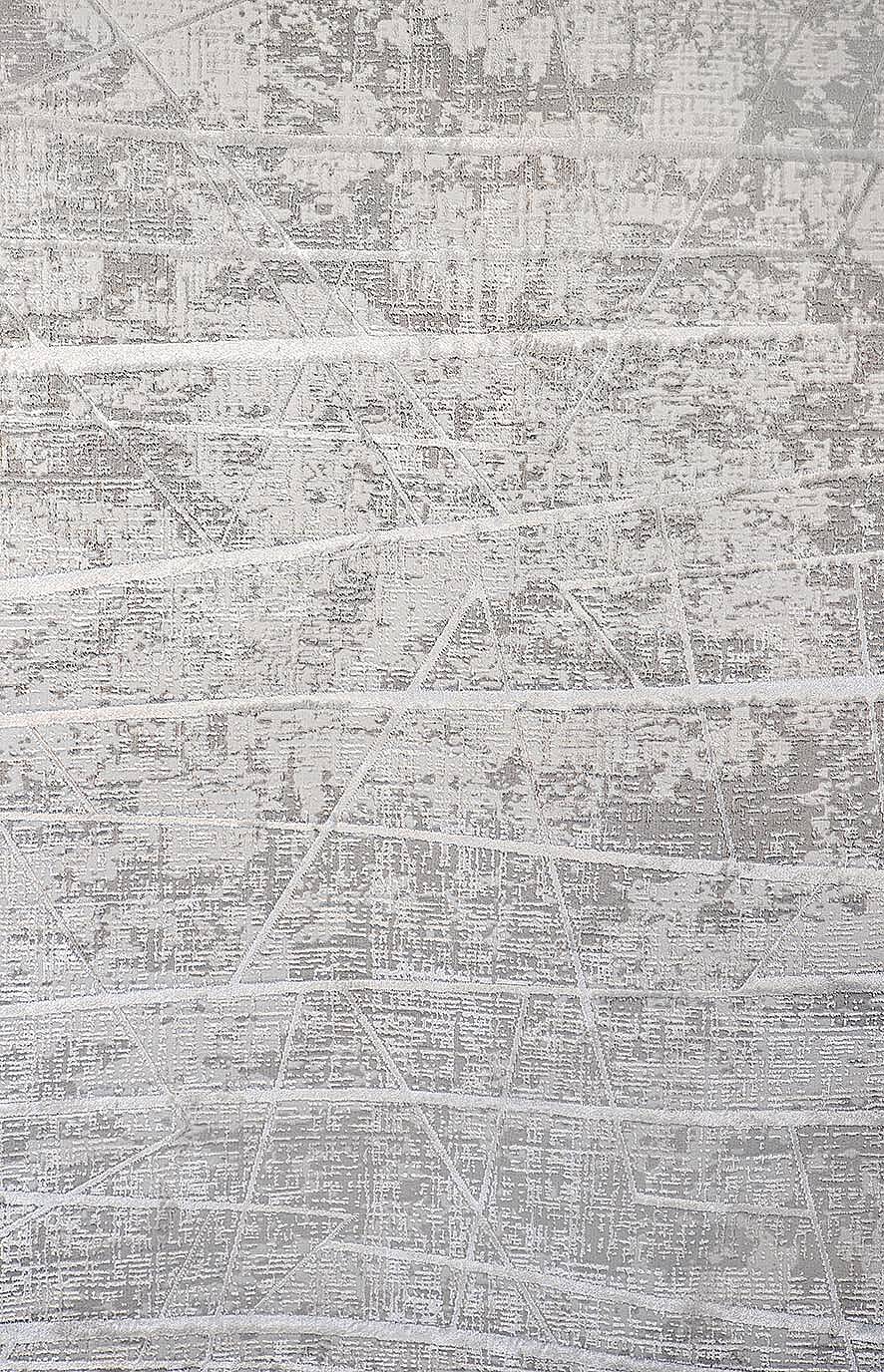 Prime Kreasyon Merlin Geometrik Desenli Halı Me03 Gri - 1