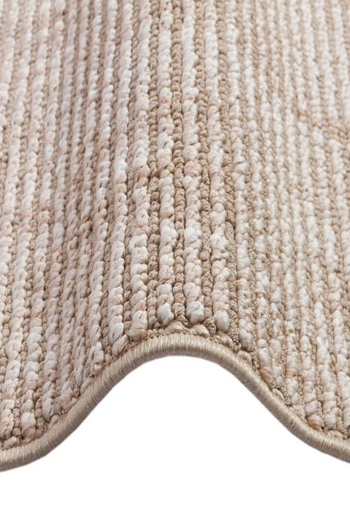 Puf Dokulu Sade Renk Kabartmalı Modena Masaj Etkili Halı Mo02 Bej - 5