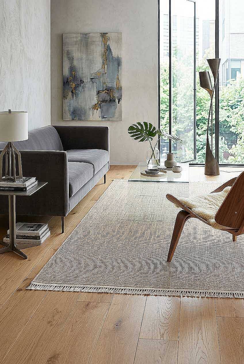Puf Dokulu Sade Renk Kabartmalı Modena Masaj Etkili Halı Mo02 Bej - 1