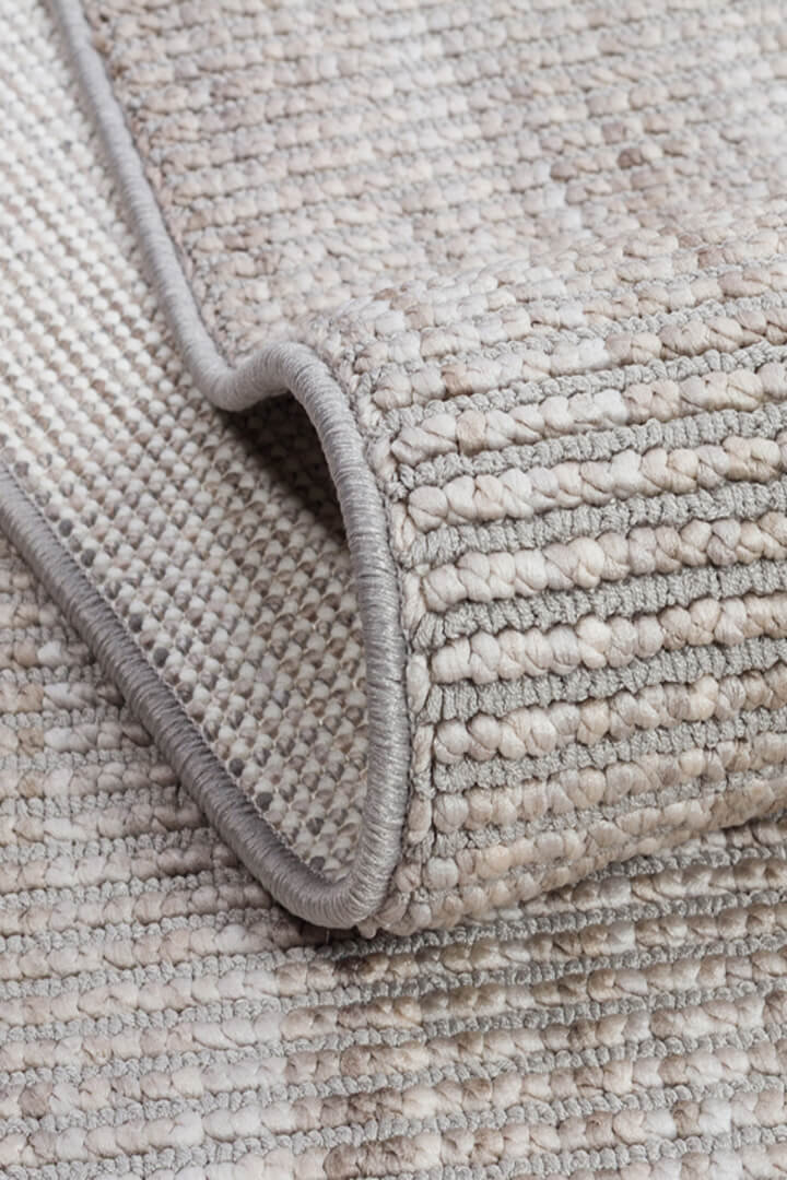 Puf Dokulu Sade Renk Kabartmalı Modena Masaj Etkili Halı Mo03 Gri - 4