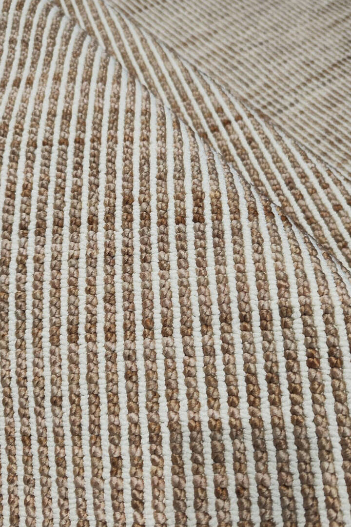 Puf Dokulu Sade Renk Kabartmalı Modena Masaj Etkili Halı Mo04 Terra - 5