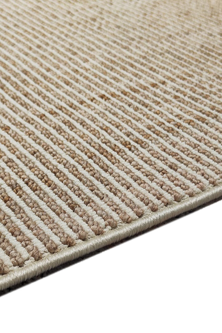 Puf Dokulu Sade Renk Kabartmalı Modena Masaj Etkili Yolluk Özel Ölçü Kesme Halı Mo04 Terra - 6