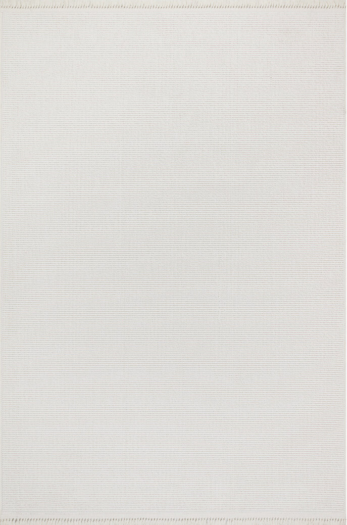 Puf Yumuşak Kabartmalı Sade Renk Milano Masaj Etkili Halı Ml01 Krem 