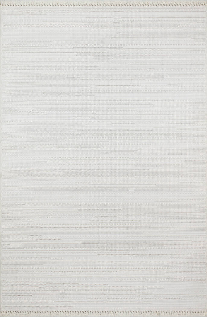 Puf Yumuşak Kabartmalı Sade Renk Milano Masaj Etkili Halı Ml02 Krem - 1