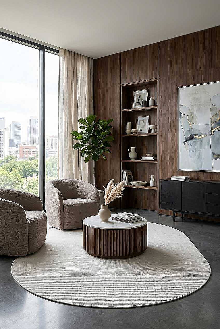 Puf Yumuşak Kabartmalı Sade Renk Milano Masaj Etkili Oval Halı Ml01 Krem - 1