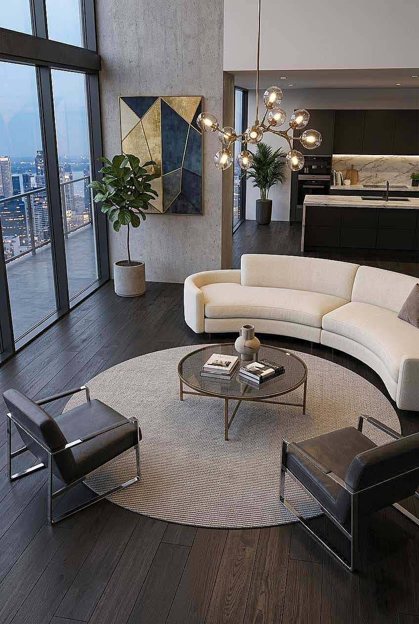 Puf Yumuşak Kabartmalı Sade Renk Milano Masaj Etkili Yuvarlak Halı Ml01 Gri
