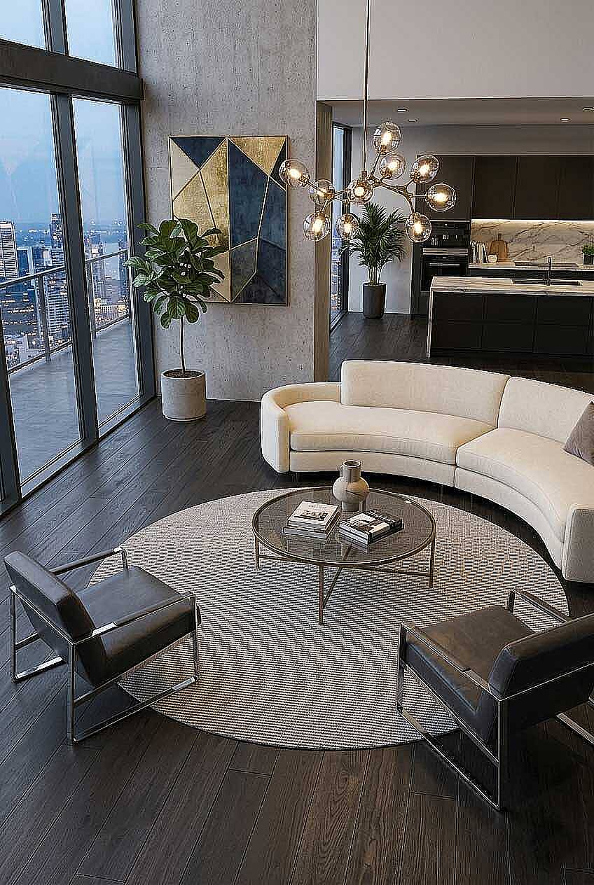 Puf Yumuşak Kabartmalı Sade Renk Milano Masaj Etkili Yuvarlak Halı Ml01 Gri - 1