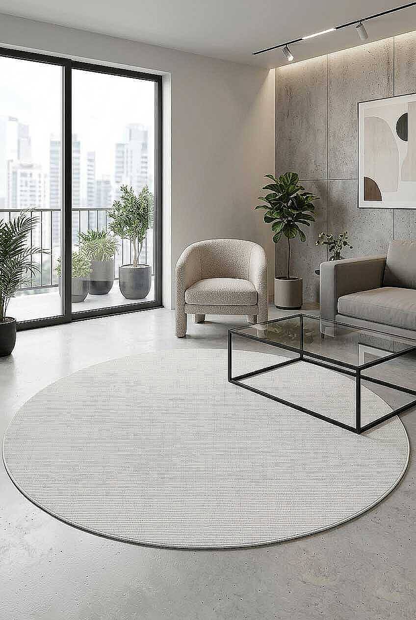 Milano Daire 080x080 Ml01 Krem Krem - 1