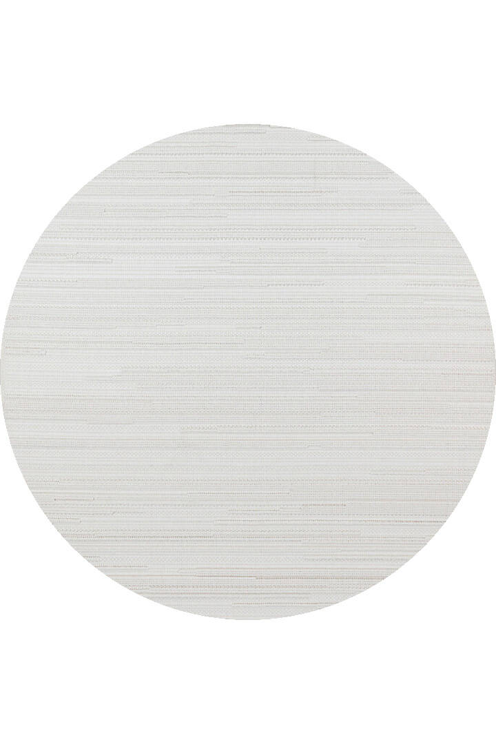 Puf Yumuşak Kabartmalı Sade Renk Milano Masaj Etkili Yuvarlak Halı Ml02 Krem - 1