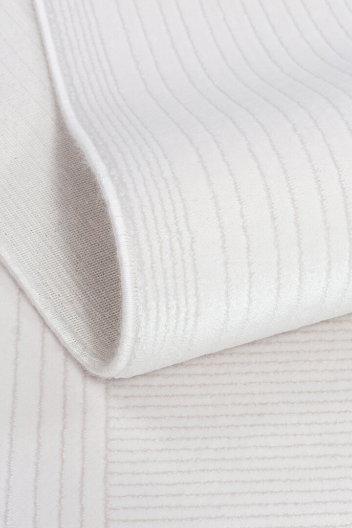 Sofistike Desen Raymond Akrilik Makine Halısı Ra01 Krem - 4