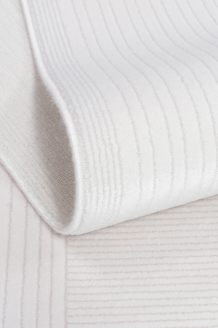 Sofistike Desen Raymond Akrilik Makine Halısı Ra01 Krem - 4