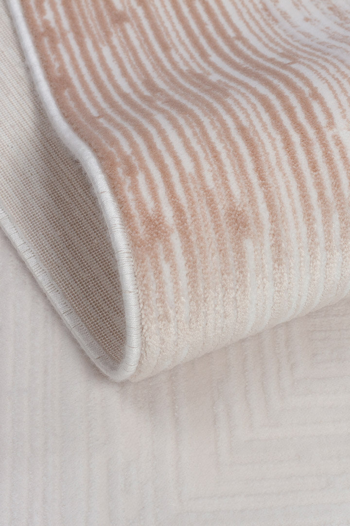 Sofistike Desen Raymond Akrilik Makine Halısı Ra02 Bej - 4