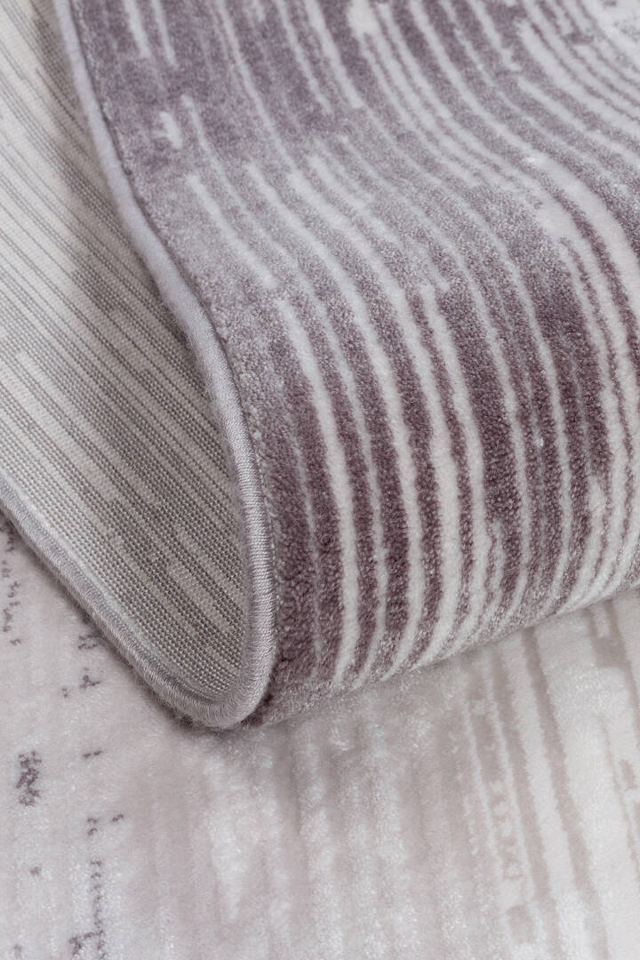 Sofistike Desen Raymond Akrilik Makine Halısı Ra03 Gri - 4