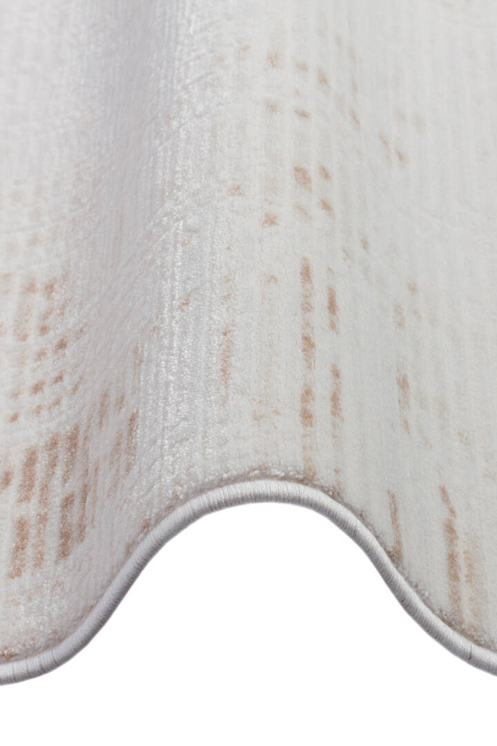 Sofistike Desen Raymond Akrilik Makine Oval Halı Ra08 Krem - 3